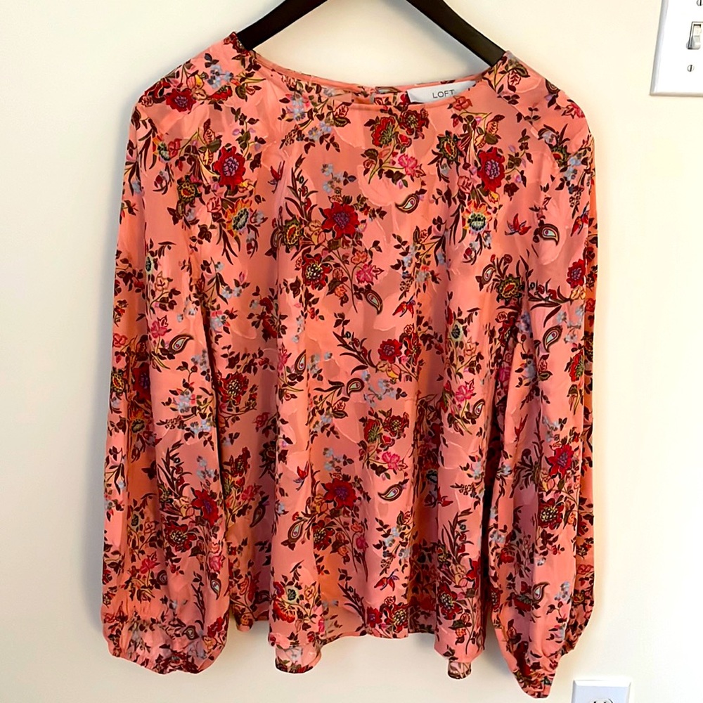 Loft XL floral blouse. Wore once